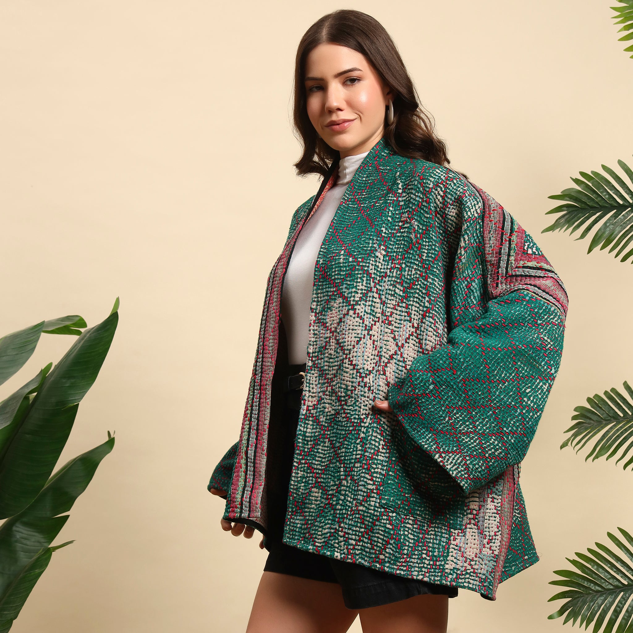 NYARI Vintage Kantha Jacket