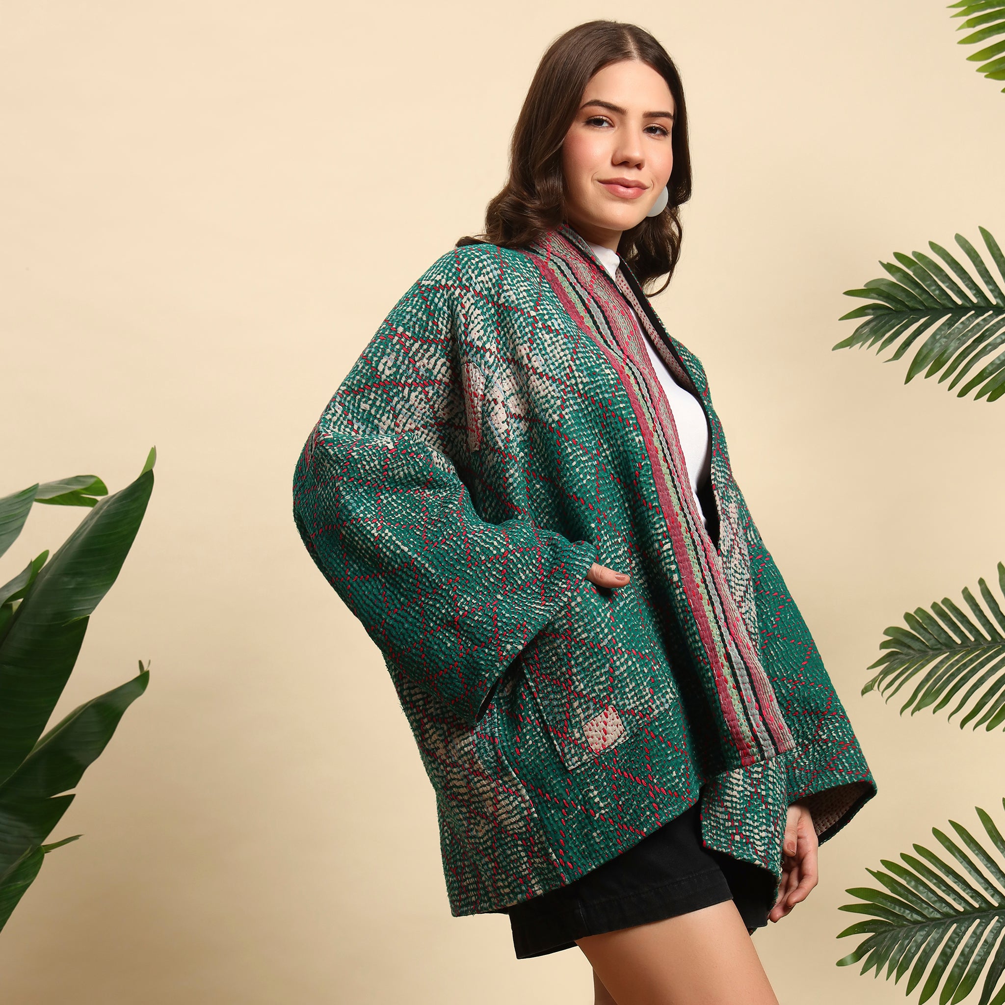 NYARI Vintage Kantha Jacket