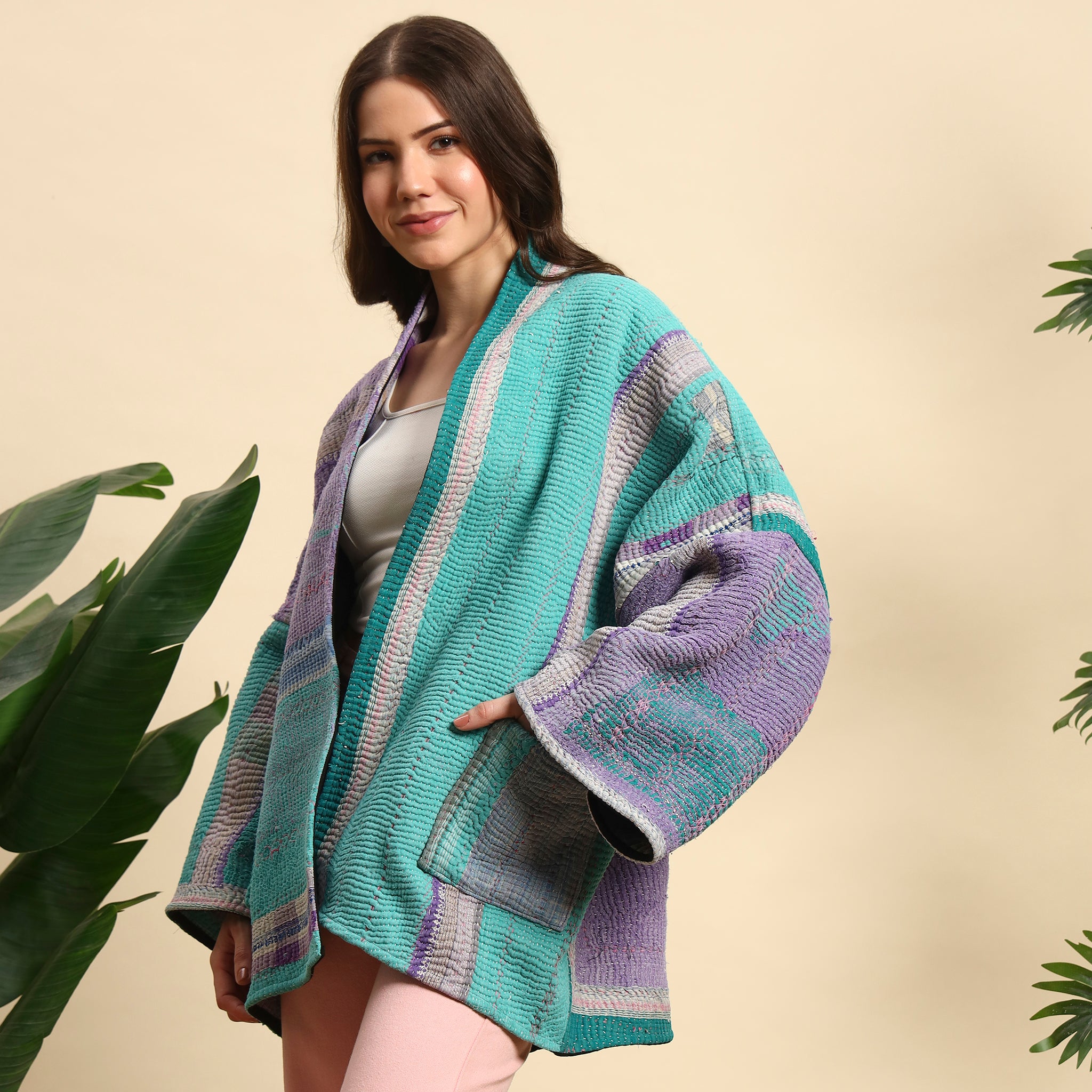 NYARI Vintage Kantha Jacket