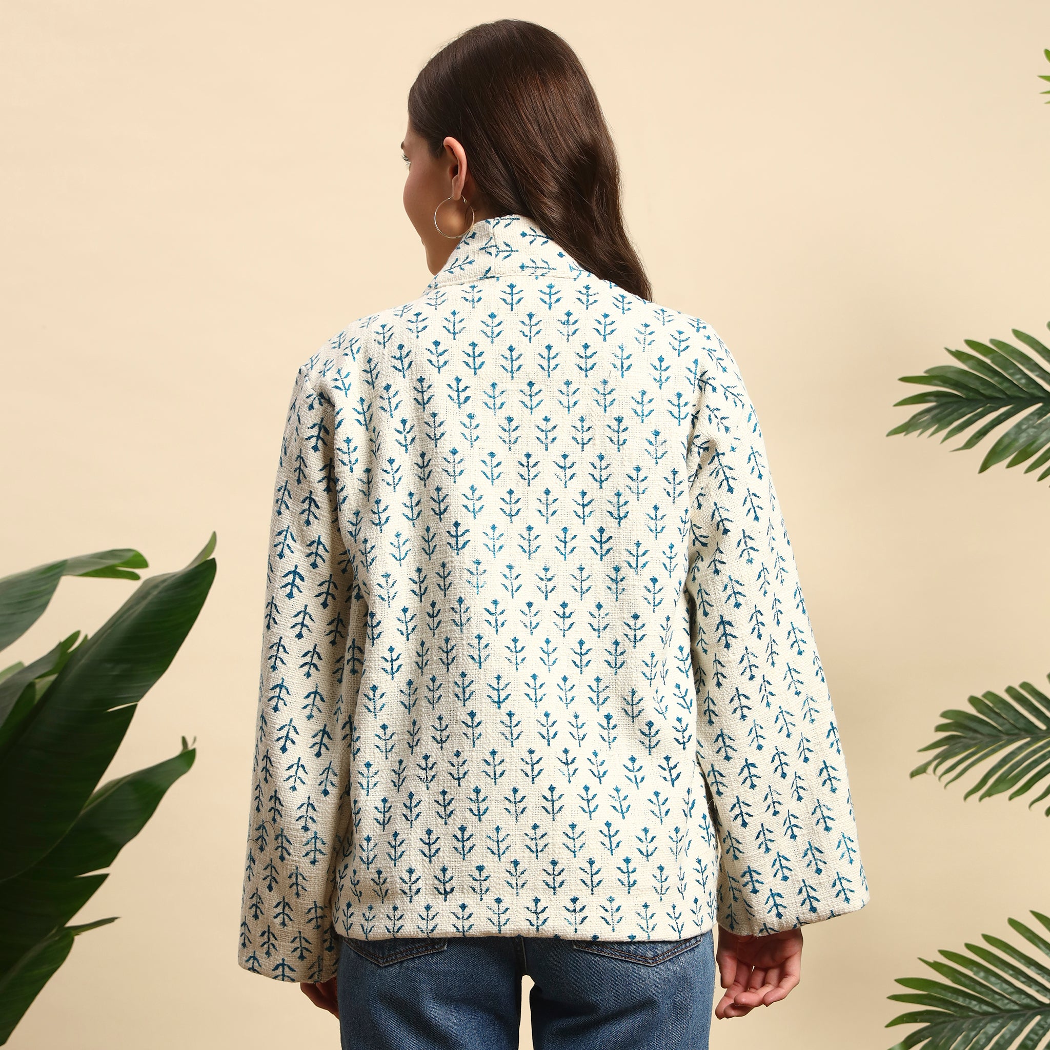 Hand Block Printed Cotton Jacket