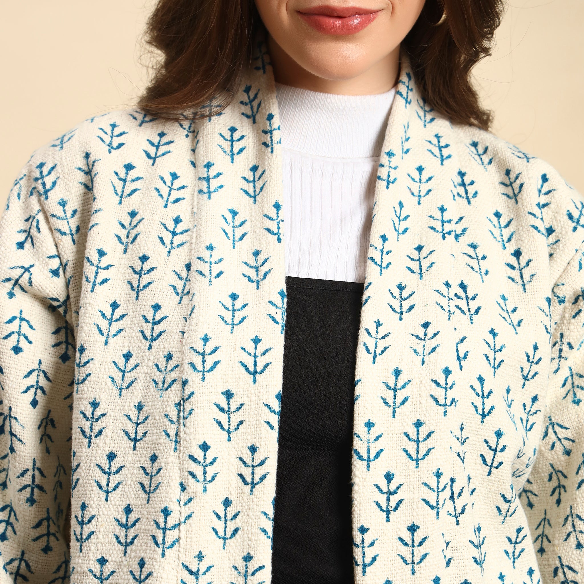 Hand Block Printed Cotton Jacket